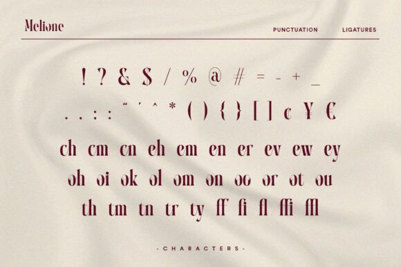 Melione Font PNG with transparent background - Preview 6