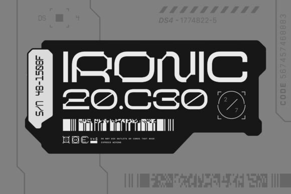 Nebula Rolek Font PNG with transparent background - Preview 2