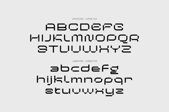 Nebula Rolek Font PNG with transparent background - Preview 4