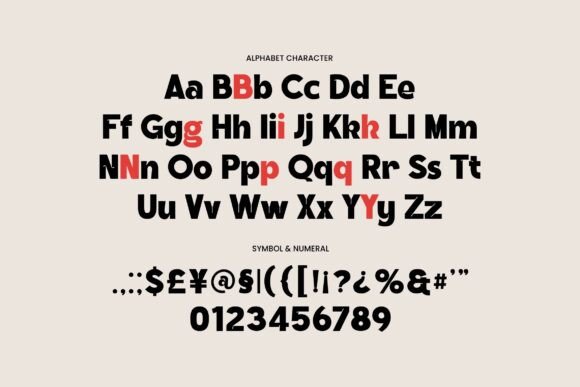 Noksa Dalgont Font PNG with transparent background - Preview 5