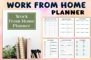 Work From Home Planner Canva Kdp
