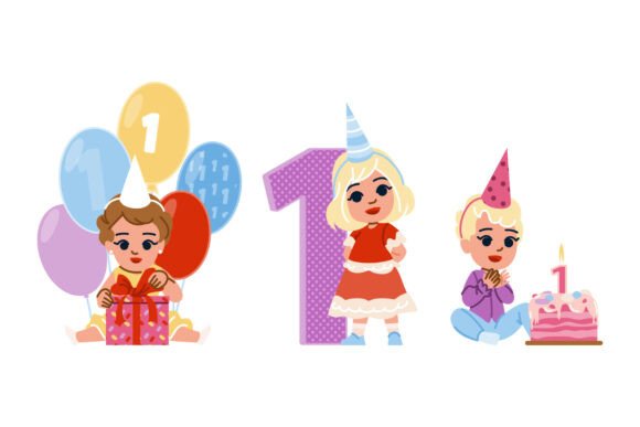 Theme Kid Girl First Birthday