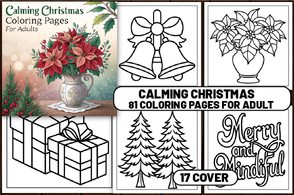 81 Calming Christmas Coloring Pages