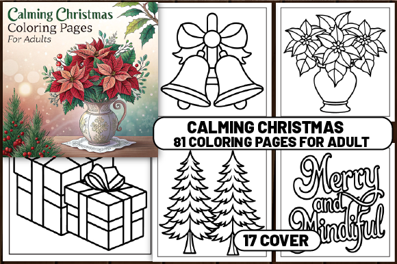81 Calming Christmas Coloring Pages