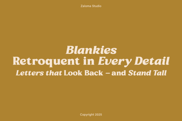 Blankies Font - Preview 2