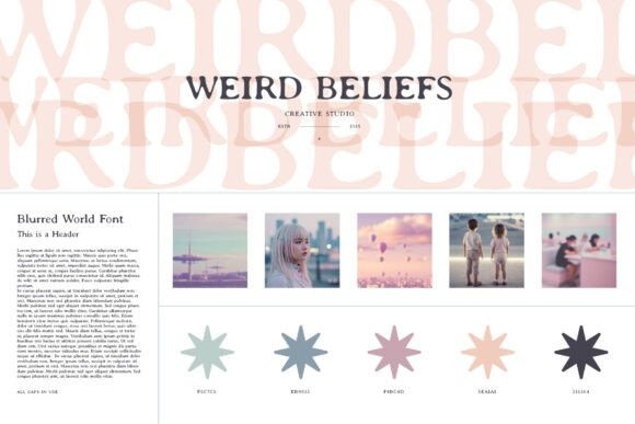 Blurredworld Font - Preview 3