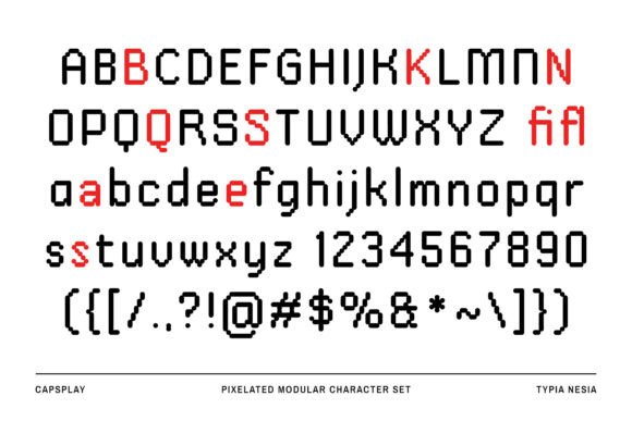 Capsplay Font - Preview 1