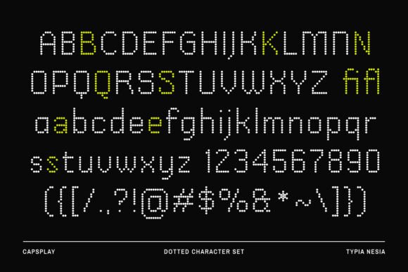 Capsplay Font - Preview 2