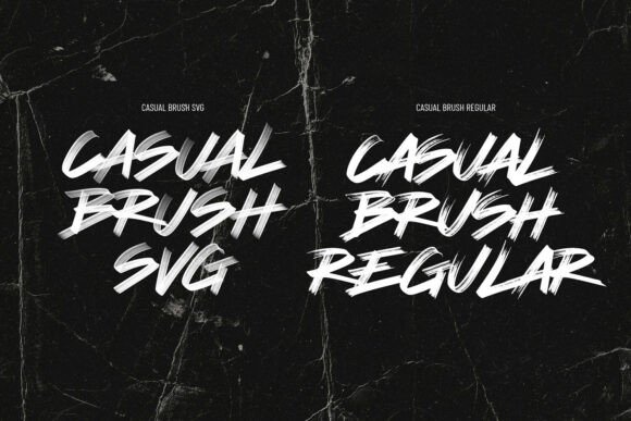 Casualbrush Font - Preview 5
