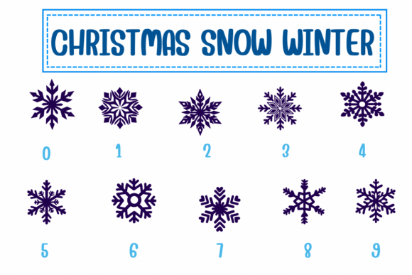 Christmas Snow Winter Font - Preview 3
