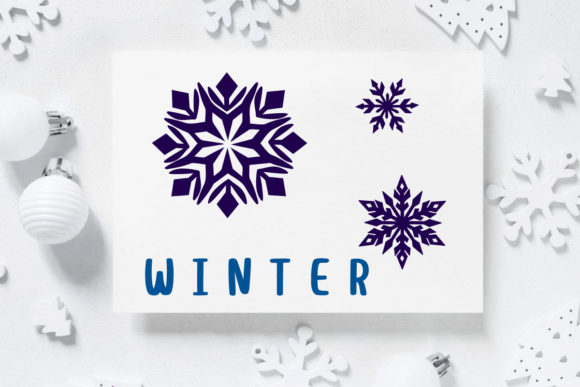 Christmas Snow Winter Font - Preview 4