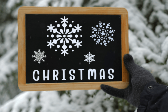 Christmas Snow Winter Font - Preview 5