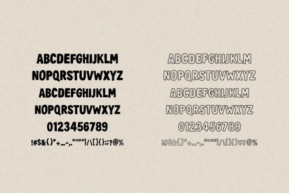 Dooca Font PNG with transparent background - Preview 1