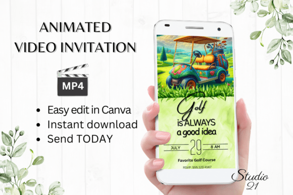 Electronic Golf Invitation