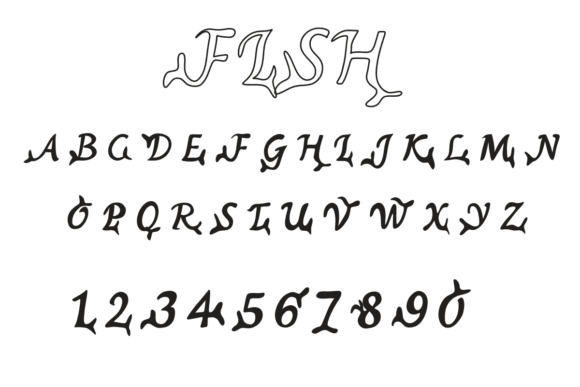 Fish Font - Preview 1