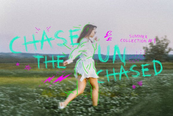 Grunge Crayon Font - Preview 2