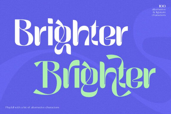 Kardigan Font PNG with transparent background - Preview 1