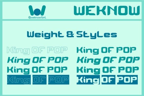King of Pop Font - Preview 6