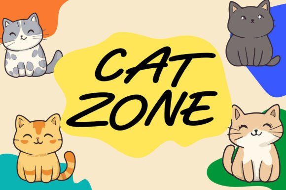 Meow Pusy Font PNG with transparent background - Preview 1