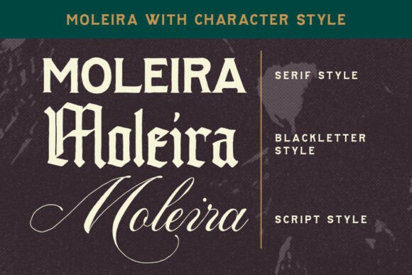 Moleira Font PNG with transparent background - Preview 1