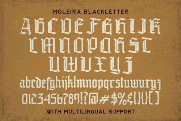 Moleira Font PNG with transparent background - Preview 3