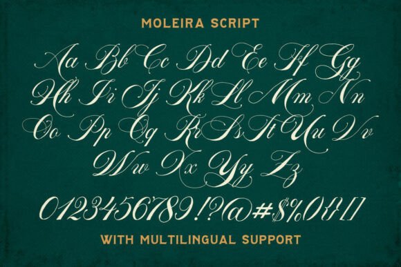Moleira Font PNG with transparent background - Preview 4