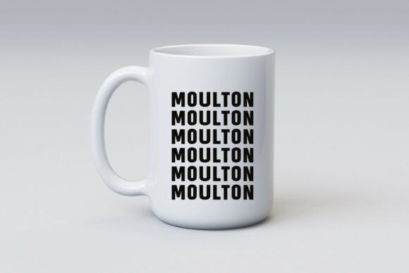 Moulton Font PNG with transparent background - Preview 4