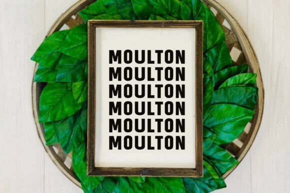 Moulton Font PNG with transparent background - Preview 5