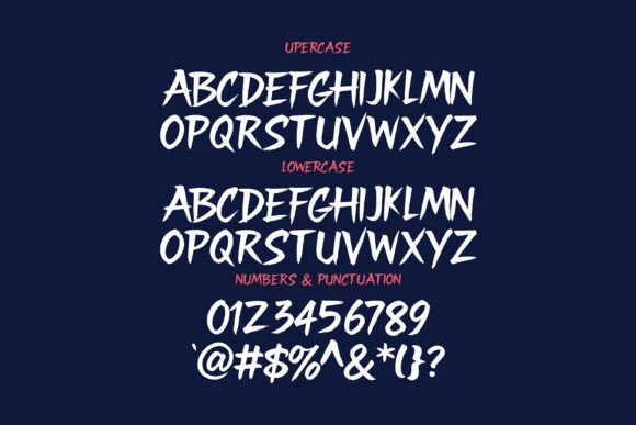Night Blaze Font PNG with transparent background - Preview 1