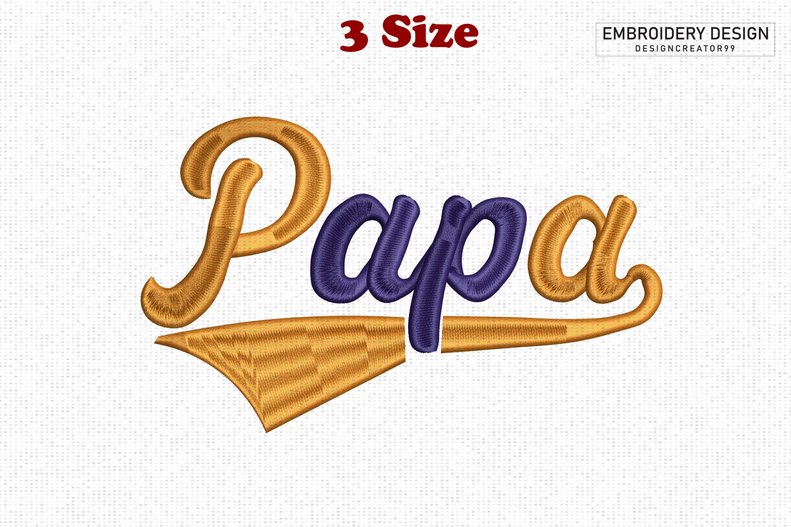 Papa Love Embroidery