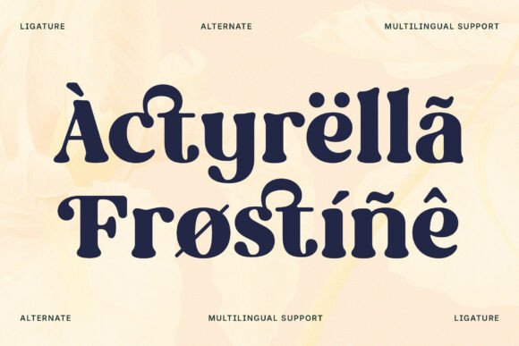 Rost Bird Font PNG with transparent background - Preview 5