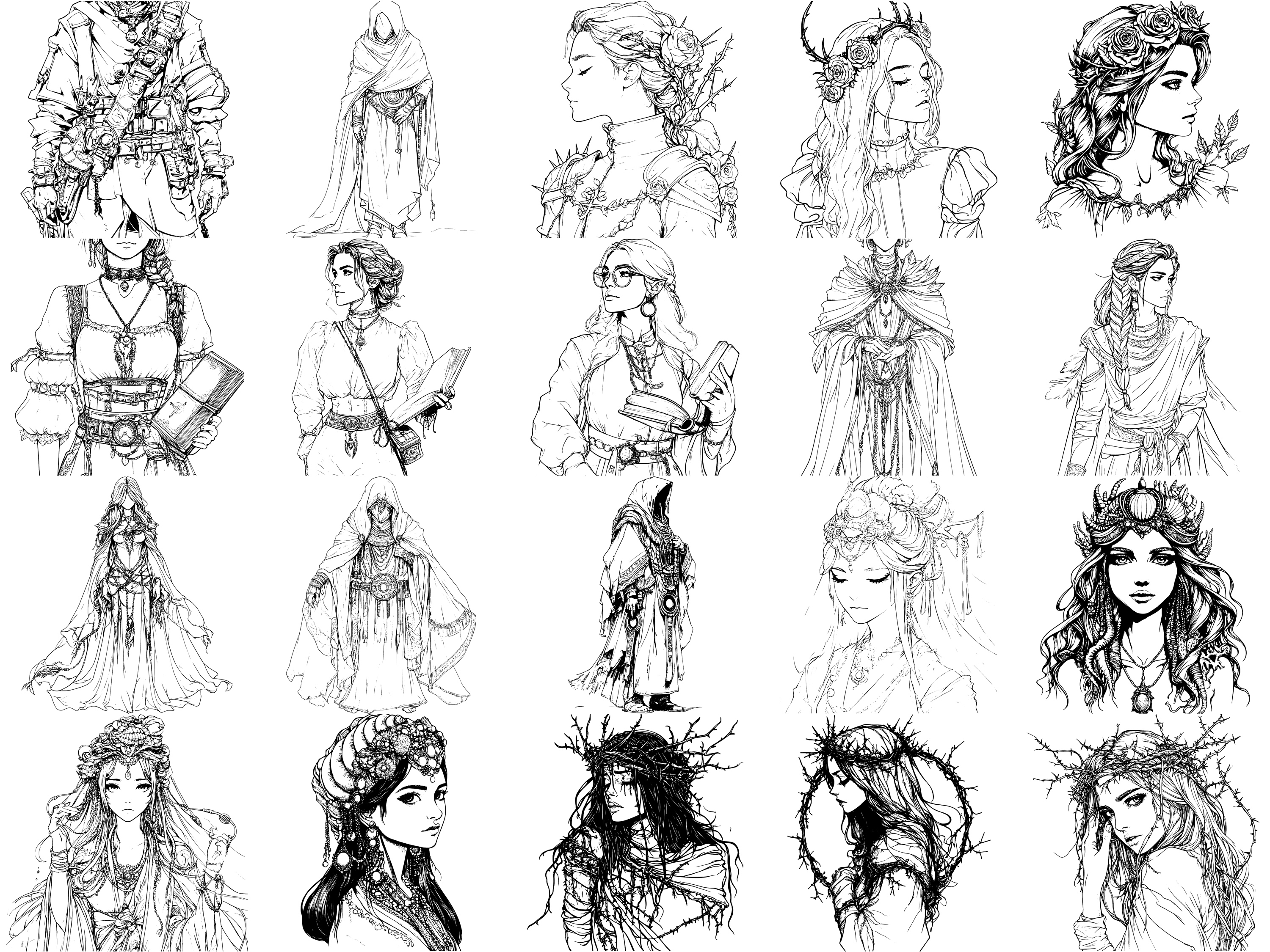 100+ Fantasy Fashion Designs Procreate - photo 2
