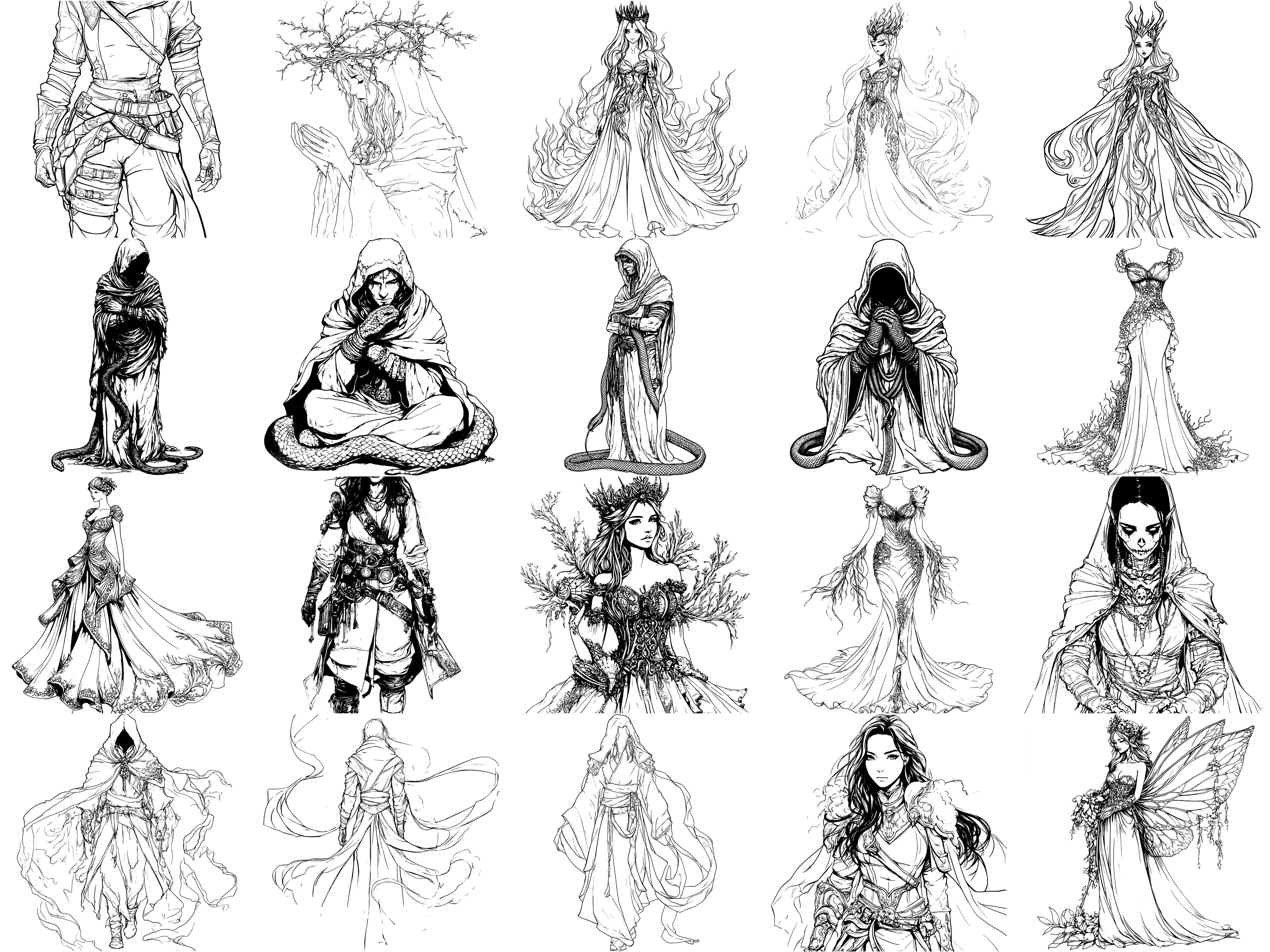 100+ Fantasy Fashion Designs Procreate - photo 3
