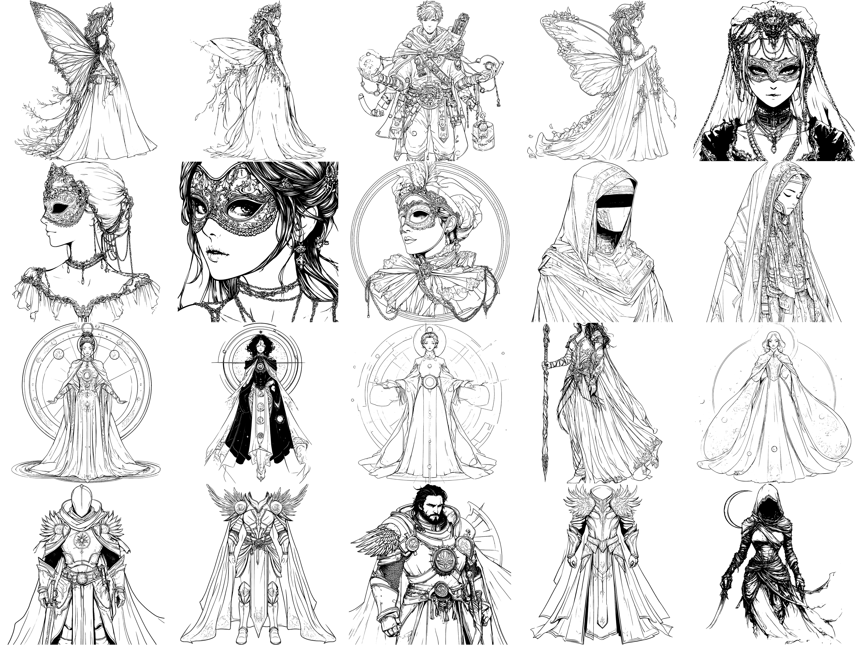 100+ Fantasy Fashion Designs Procreate - photo 4