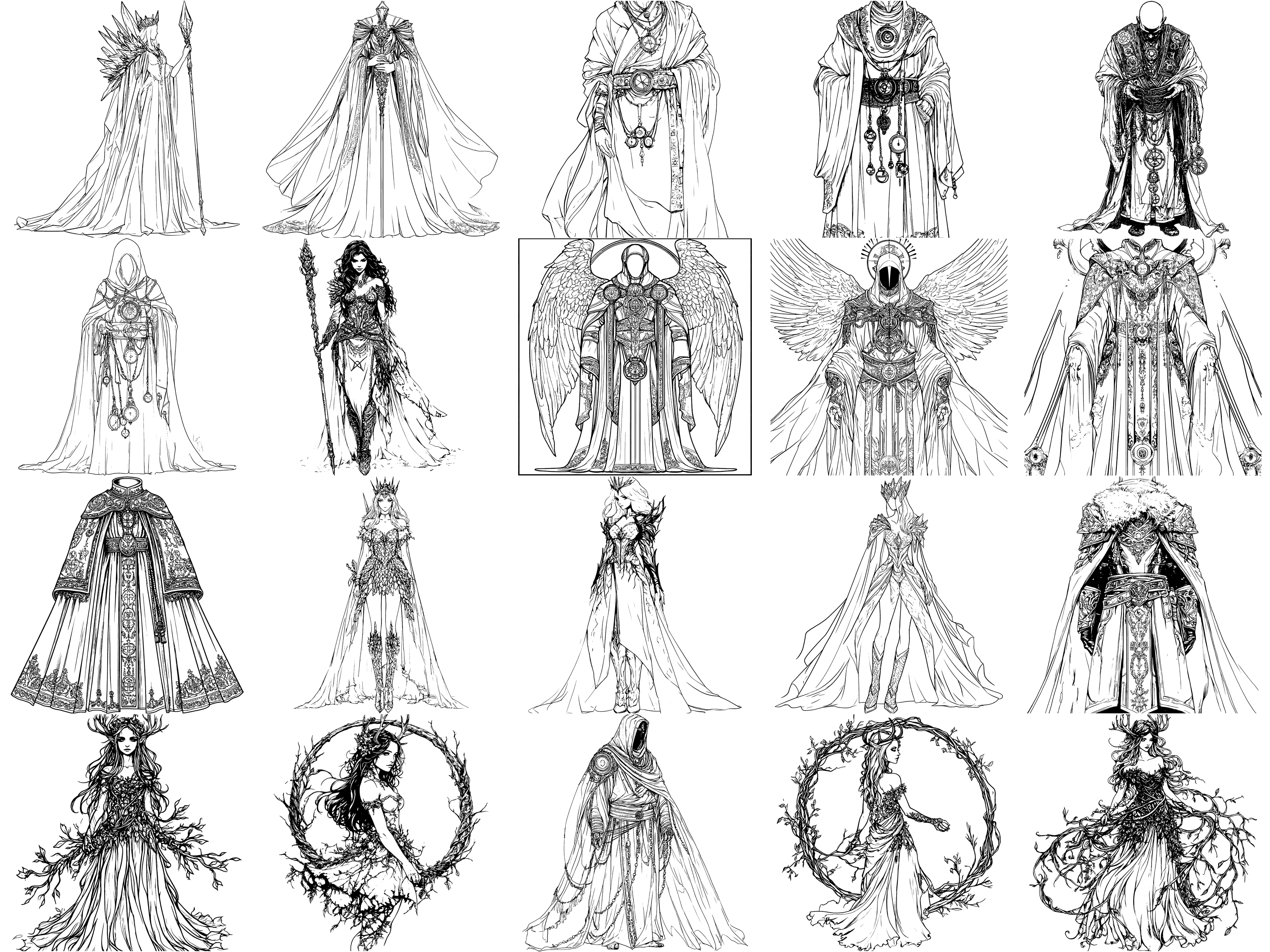 100+ Fantasy Fashion Designs Procreate - photo 6