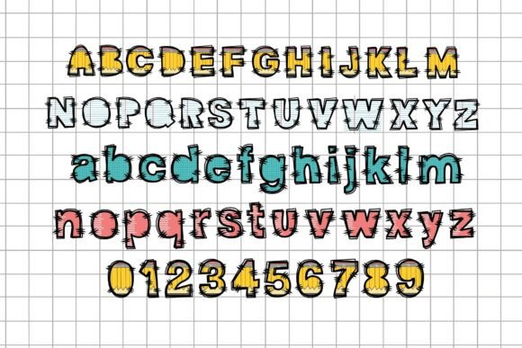 Backto200pencil Font - Preview 1