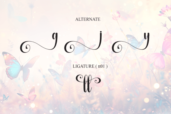 Butterfly Font - Preview 6