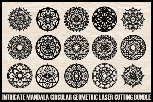 Circular Geometric Laser Cutting Bundle Laser Cutting