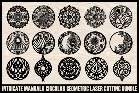 Circular Geometric Laser Cutting Bundle Laser Cutting