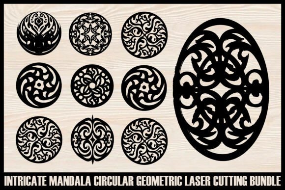 Circular Geometric Laser Cutting Bundle Laser Cutting