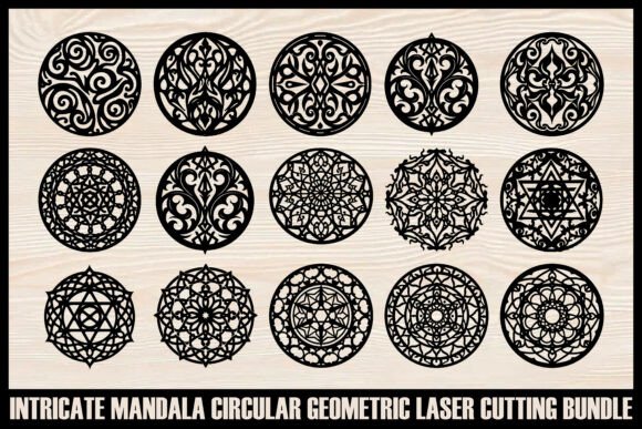 Circular Geometric Laser Cutting Bundle Laser Cutting