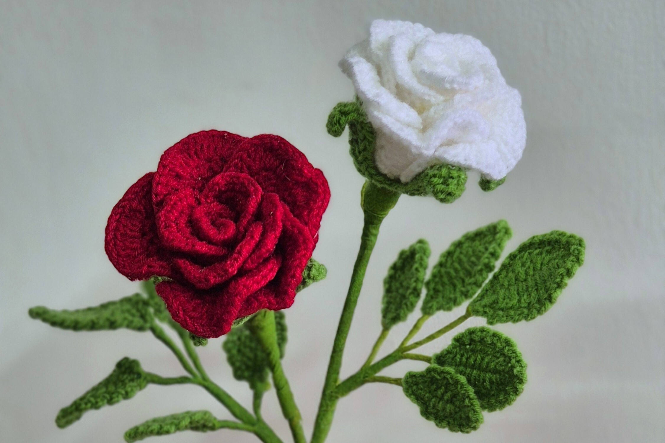 Crochet Rose Bud Hybrid Pattern