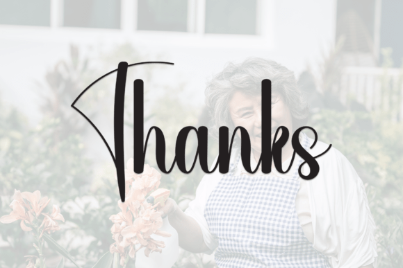 Friday Grandma Font PNG with transparent background - Preview 6