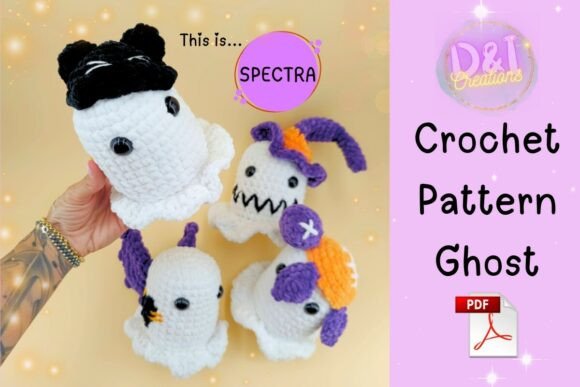 Ghost Crochet Pattern PDF Amigurumi