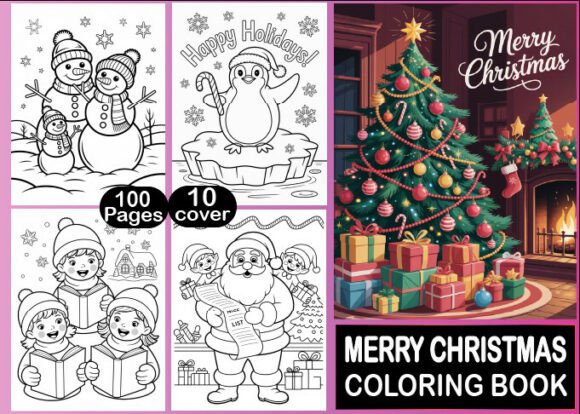 Merry Christmas Coloring Pages