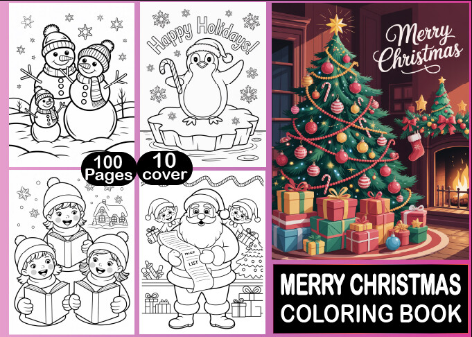 Merry Christmas Coloring Pages