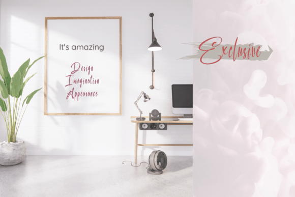 Meta Script Font PNG with transparent background - Preview 5
