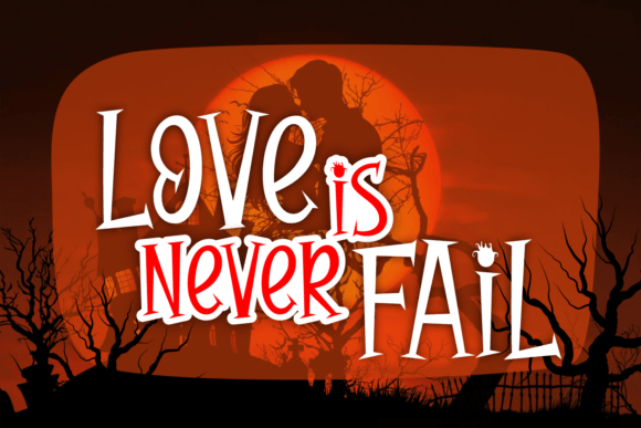 Mistic Lover Font PNG with transparent background - Preview 1