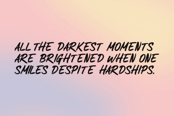 Smile Bright Font PNG with transparent background - Preview 4