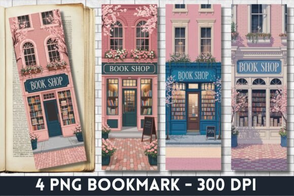 Sweet Bookshop Cherry Blossom Bookmark